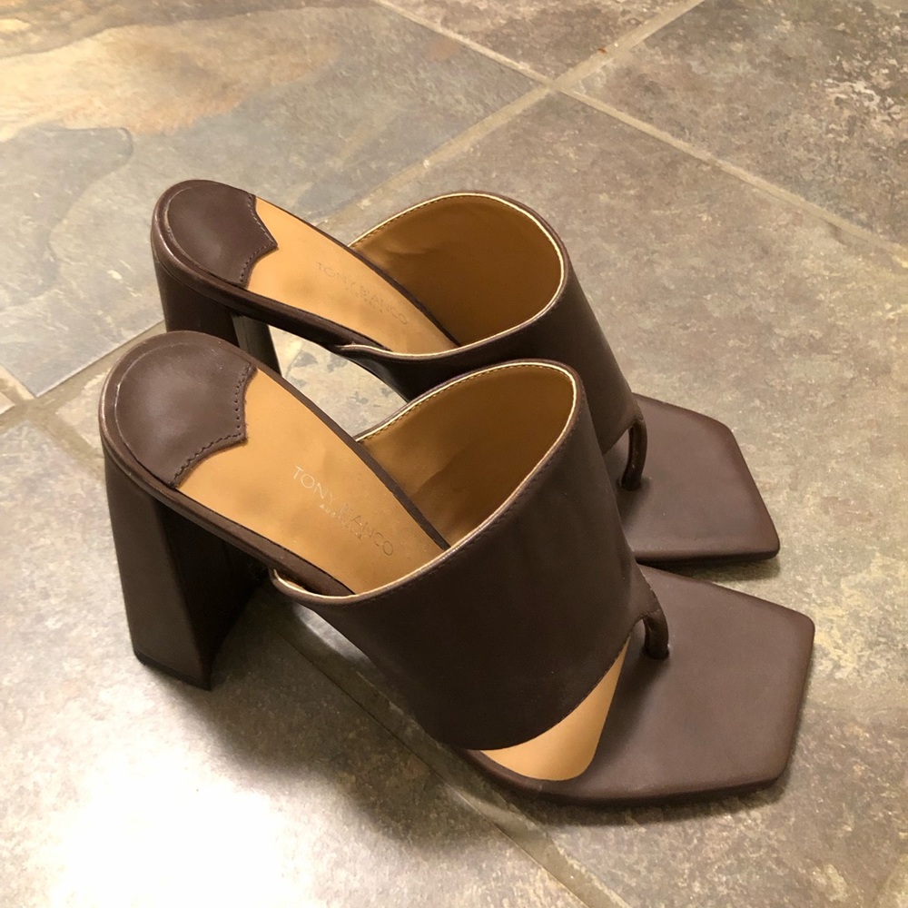 Tony Bianco Choc Como Heels